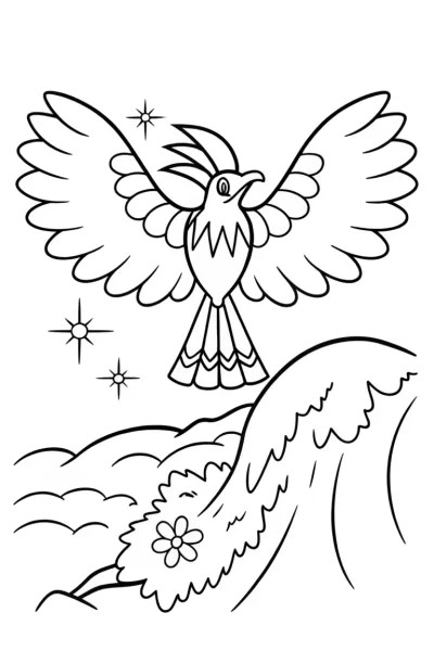 Tapu Koko and Tapu Lele Coloring Page