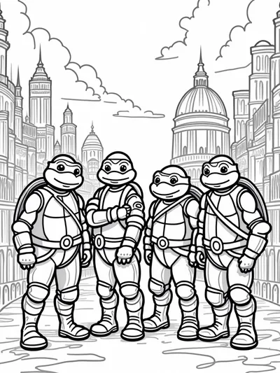 Teenage Mutant Ninja Turtles tour guides
