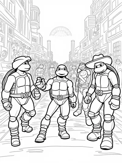 Teenage Mutant Ninja Turtles museum heist