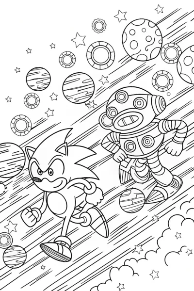 Sonic’s cosmic racing adventure