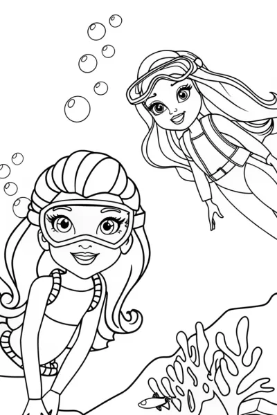 Rainbow High students underwater adventure