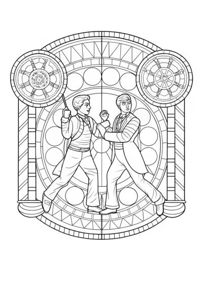 Steve and Alex time traveling