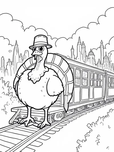 Turkey on a time-traveling train