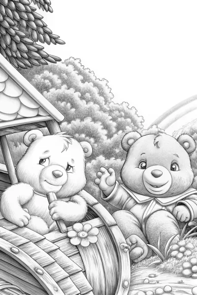 Care Bears paintbrush adventure