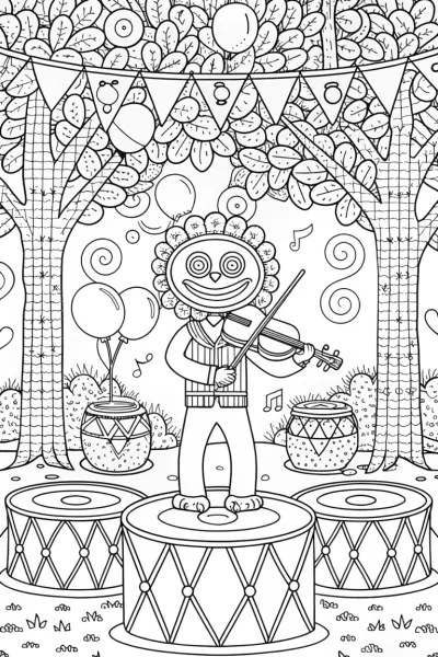 Huggy Wuggy at the Musical Festival