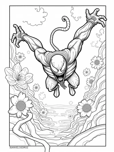 Venom’s escape from the labyrinth