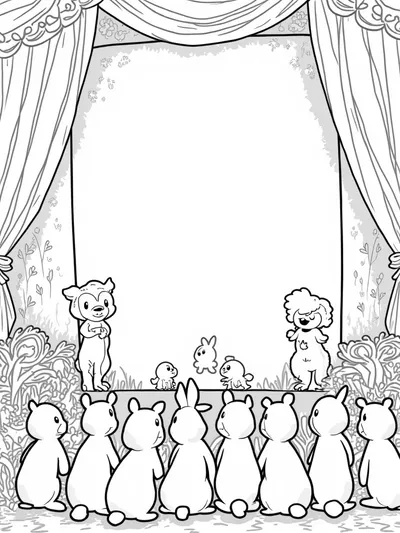 Venom performing shadow puppets