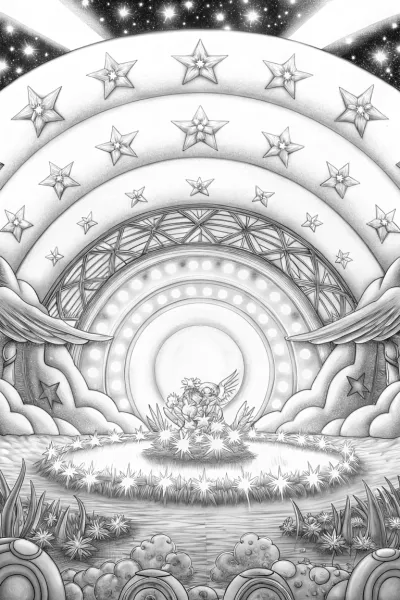 Legendary Pokémon cosmic concert