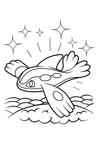 Guardians of the Celestial Lake: Kyogre Soars Above