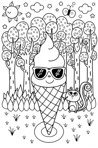 Ice Cream Adventure in the Enchanted Forest