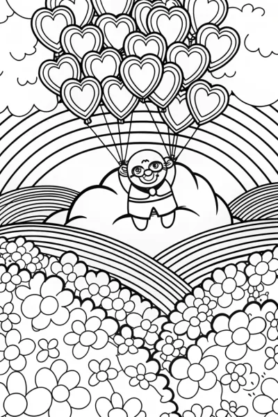 Heartfelt Dreams Coloring Page