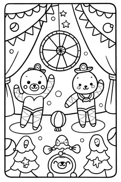 Octonauts Undersea Circus Coloring Page