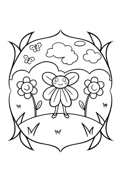 Jasmine in the whimsical flower realm