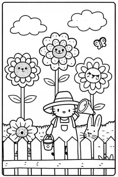 Hello Kitty’s Garden Adventure with Friends