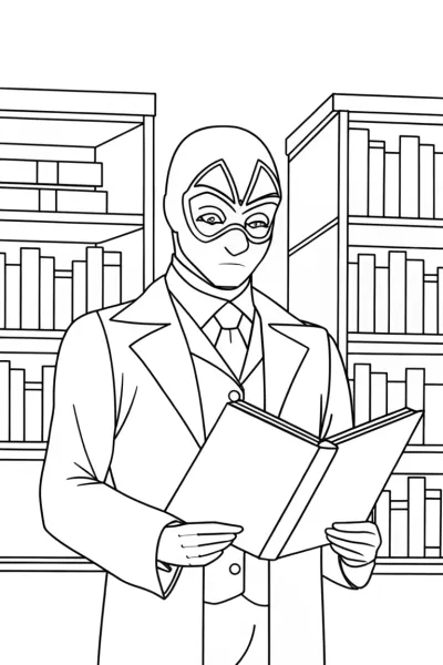 Venom as a midnight librarian