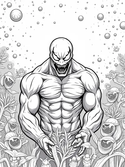 Venom in a cosmic garden