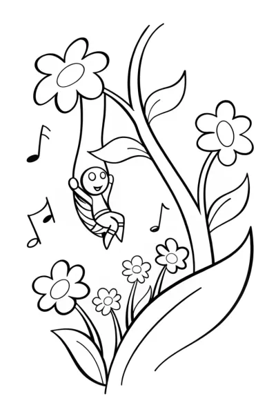 Miles Morales in a musical garden