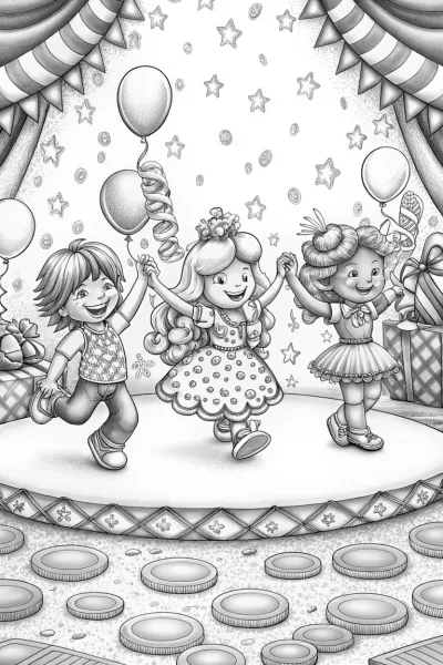Strawberry Shortcake dance party