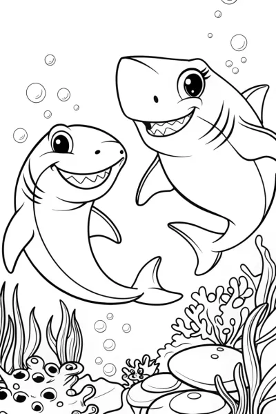 Shark’s underwater dance party