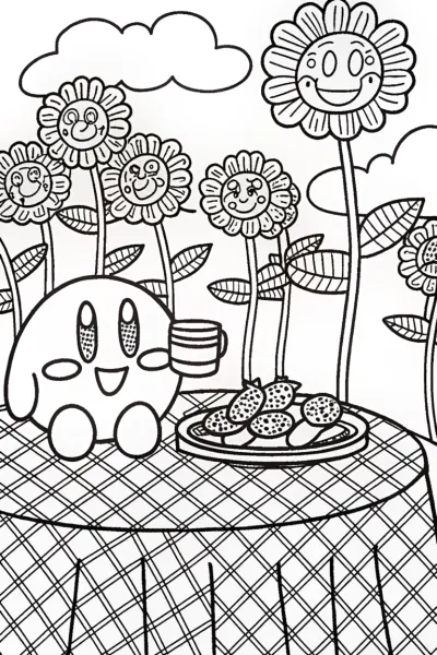 Kirby’s Delightful Garden Party Adventure