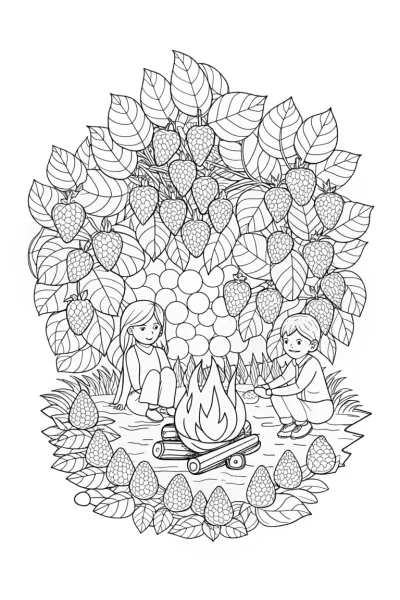 Sleepover in a berry patch