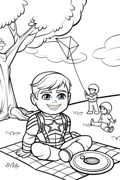 Captain America’s Fun Day in the Park