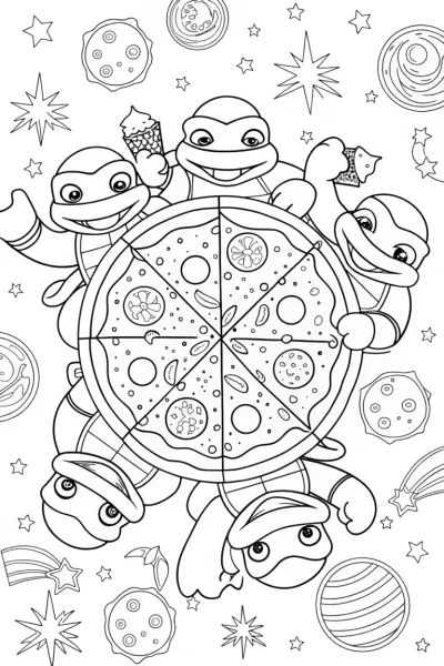 TMNT’ Cosmic Pizza Party