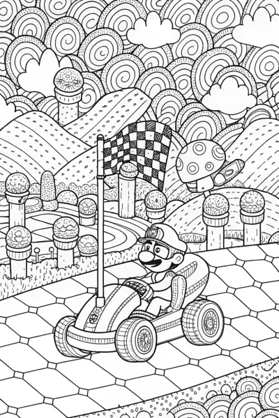 Mushroom Kingdom Race Day with Mario!