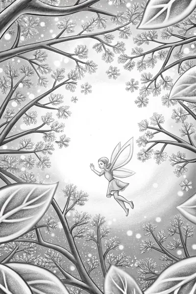 Frosty fairy winter dance