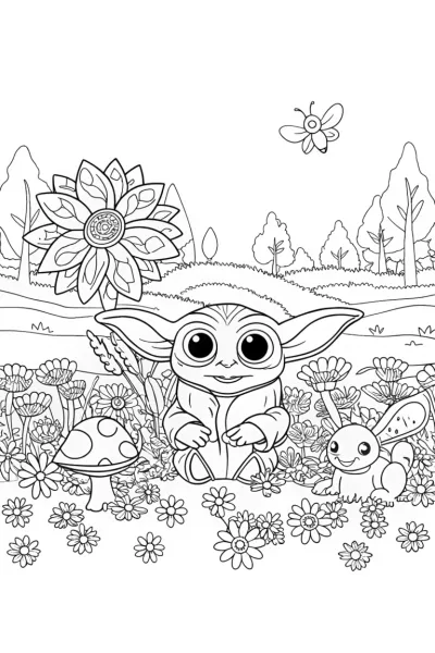 Yoda’s Garden Adventure: A Colorful Quest for Fun