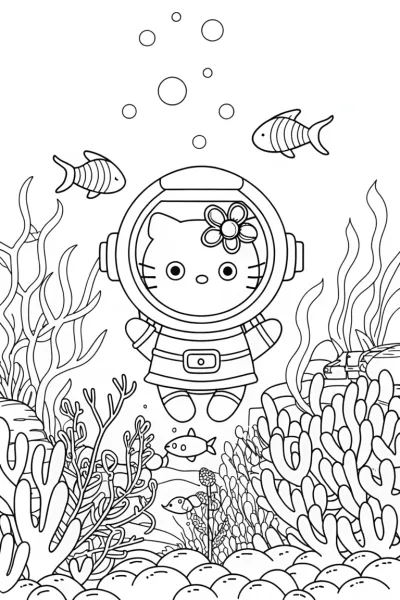 Hello Kitty underwater adventure