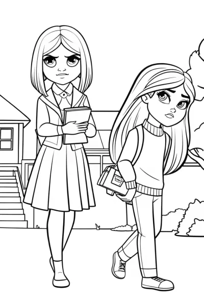 Rainbow High students scavenger hunt