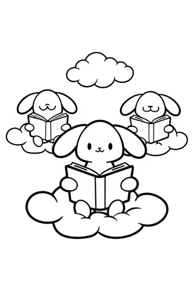 Cinnamoroll’s cloud book club