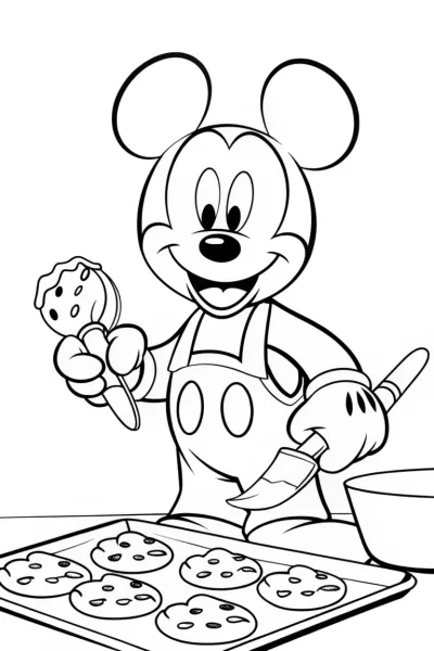 Mickey Mouse cookie decorating fun