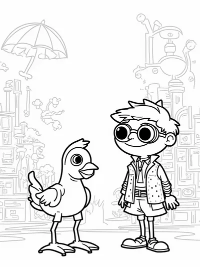 Blippi in the inventor’s workshop