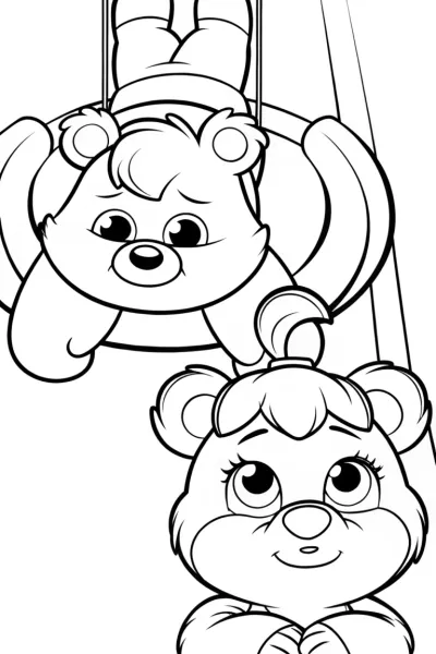 Care Bears in an upside-down world