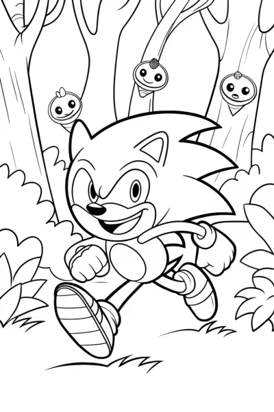 Sonic’s Speedy Adventure Through the Enchanted Forest