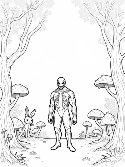 Venom in a magical forest