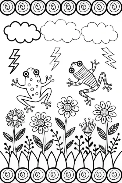 Lightning Leapfrog Coloring Page
