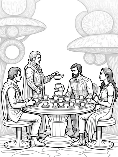 Avengers time-loop tea ceremony