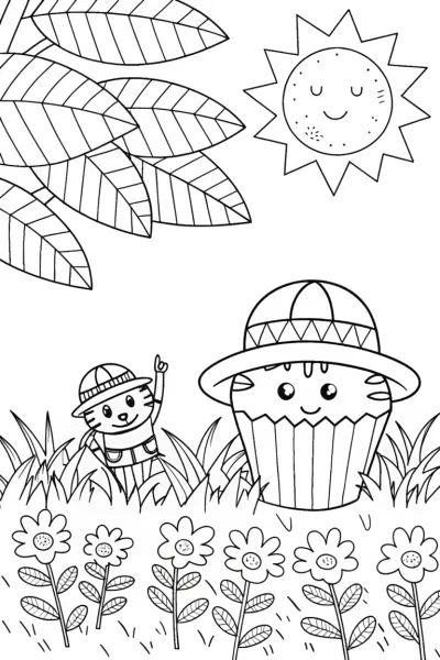 Shopkins Safari Adventure Coloring Page