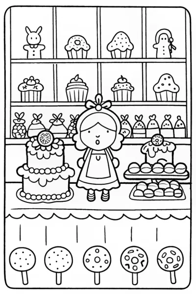 Strawberry Shortcake’s Bakery Adventure Coloring Page
