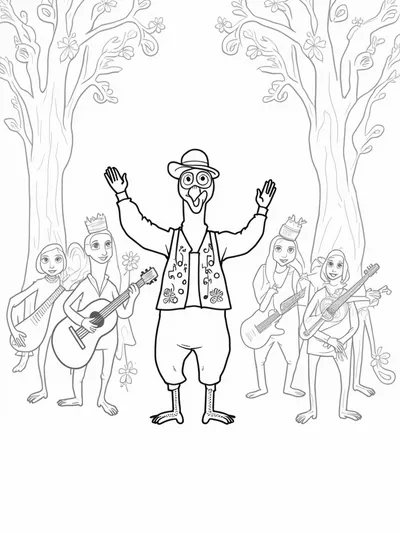 Turkey conducting a music festival