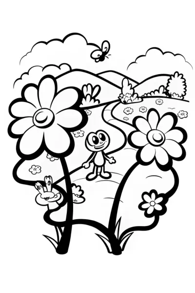 Huggy Wuggy’s Adventure in the Enchanted Garden