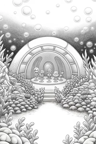 Legendary Pokémon underwater concert