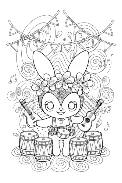 Kuromi at the Magical Music Festival