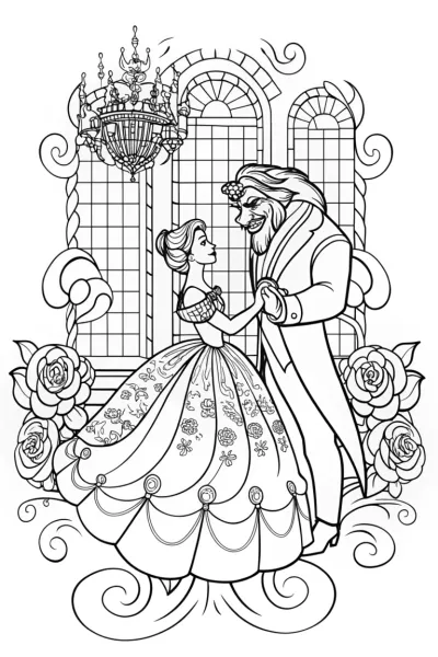 A magical waltz in the castle ballroom