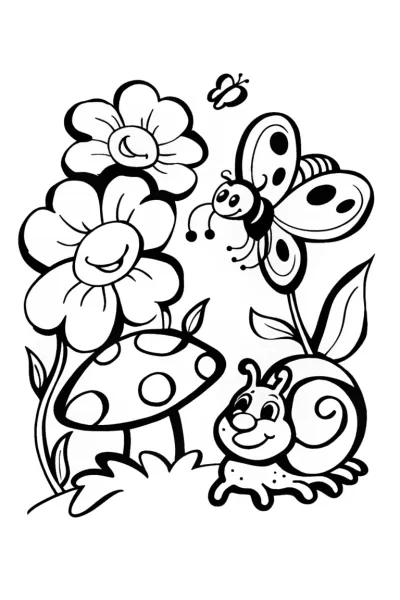 The Giggle Garden Coloring Page