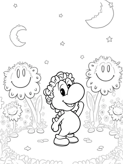 Yoshi at the flower festival