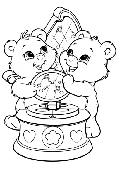 Care Bears magical music box